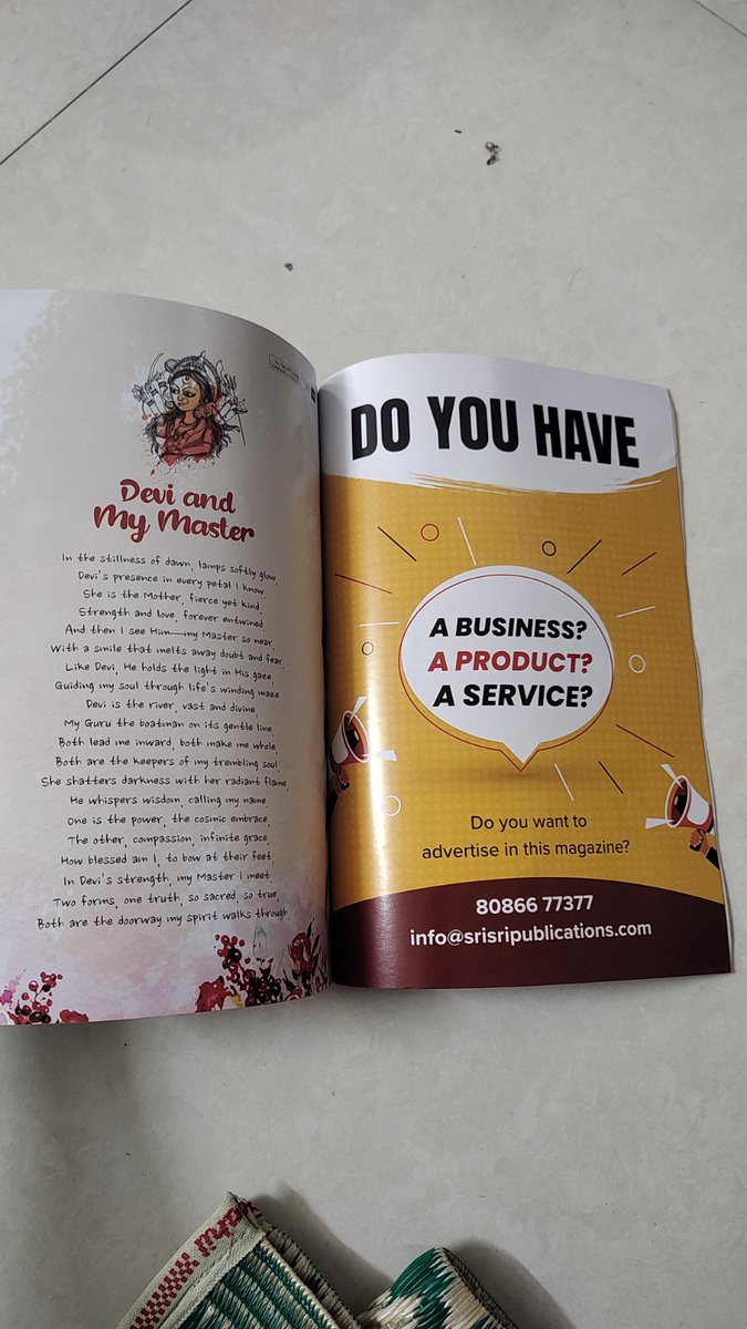 praveensacharya's tweet image. effortless advt. 😁
Support local NGO as well, pls promote 🙏

while there (or out) #HappinessProgram is a welcome step, for tapping new equations🧘‍♂️🕉️🙂

Jai Gurudev 🙏

@svembu @Arattai