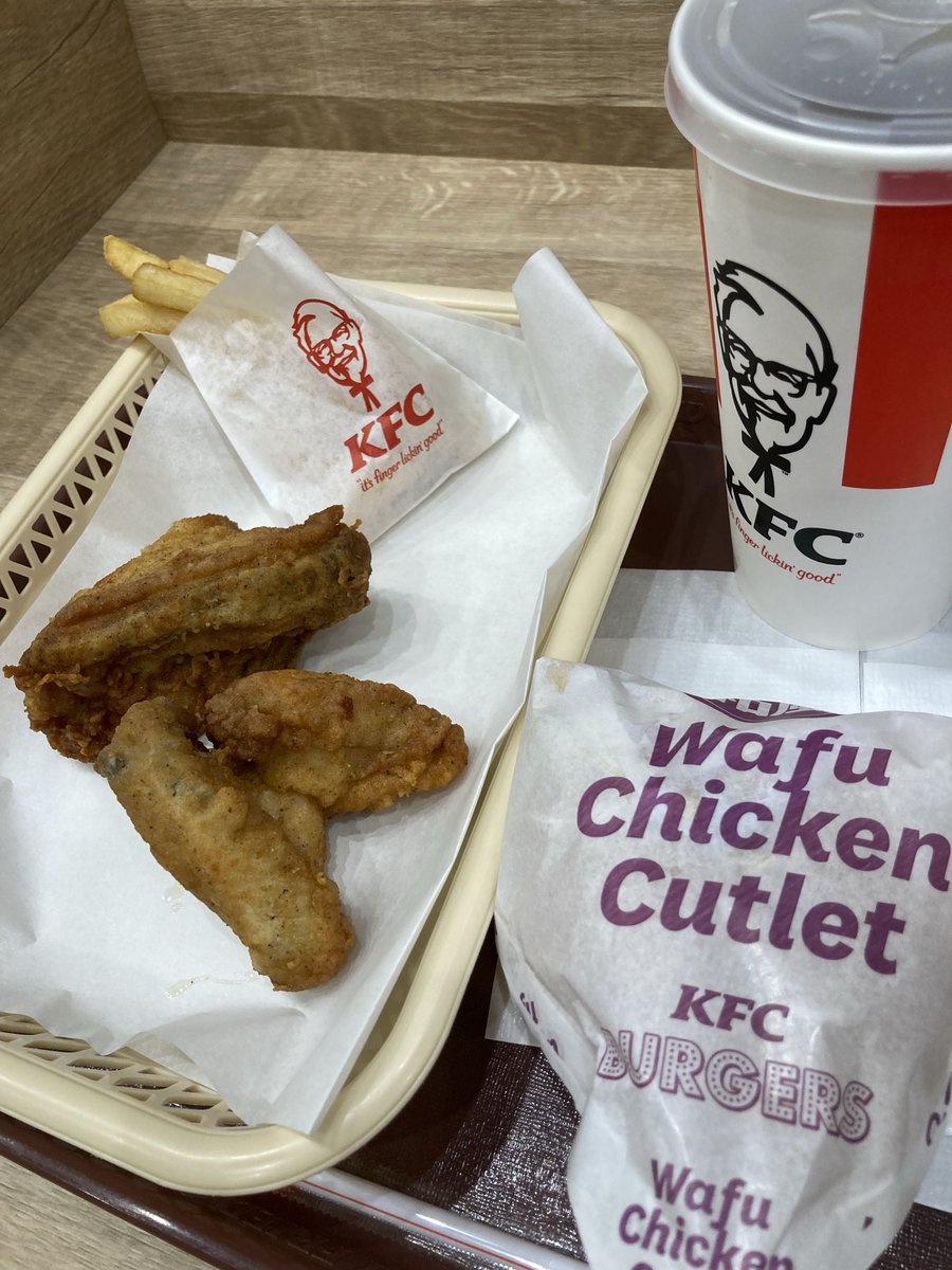 鶏をバラバラにし部位ごとに揚げたヤツ美味ー