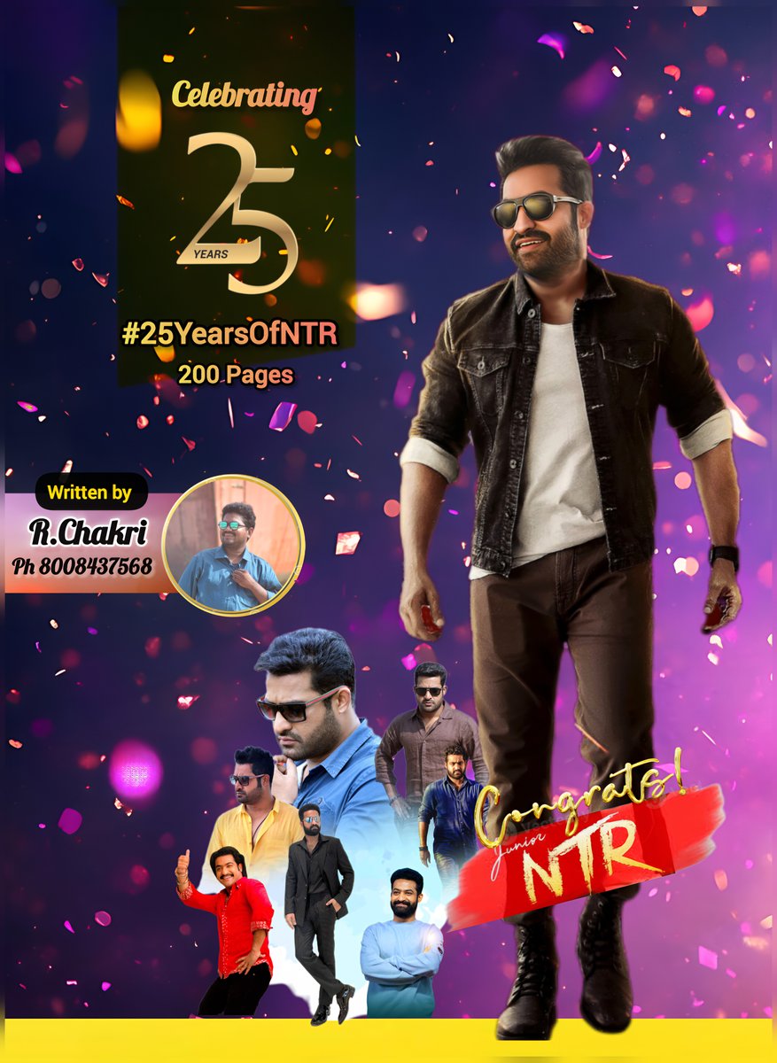 Chakrintr3's tweet photo. Nov 16th 2025 🥁🔥❤️🔥
#25YearsOfNTR @tarak9999
🔸Full Book PDF Format available in My Twitter page 👍👍 #ManOf https://t.co/grXhEq9Flu