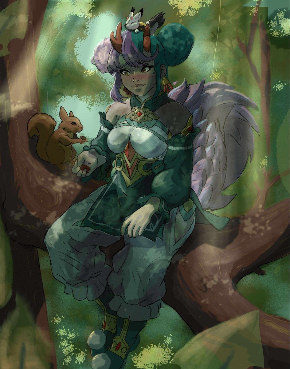 zen_edit's tweet image. A really dope commission I got #SquirrelGirl #SurrealArt #FantasyArt #NatureInspired #DigitalArt #Dreamcore #EtherealArt #VisionaryArt #ArtOfTheDay #ArtistsOntwitter