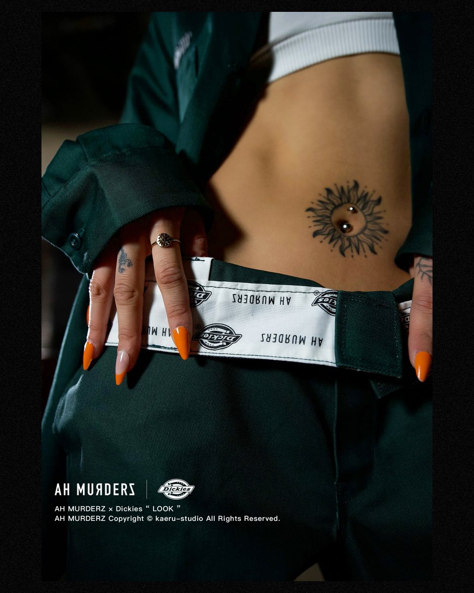 AH MURDERZ × Dickies アムーダーズ　ディッキーズ AH MURDERZ × Dickies “ LOOK ” TWILL PANTS - KHAKI - - 【公式】AH