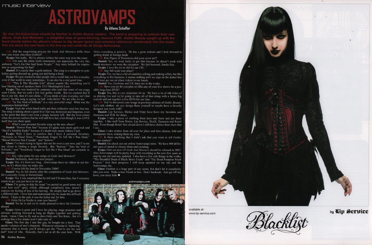 bab0oshk44's tweet image. Gothic Beauty #23 Magazine