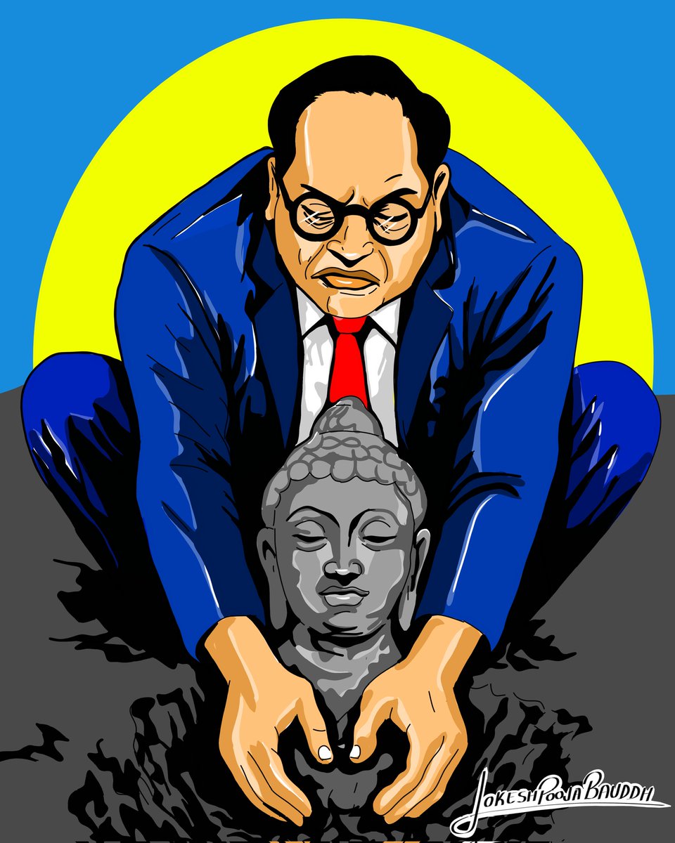 LOKESH POOJA BAUDDH (Artist) (@lokesh_pooja05) on Twitter photo जमीन में सदियों से दफ़्न कर दिए गए #बुद्ध_धम्म को
14 अक्टूबर 1956 के ऐतिहासिक दिन पर
#डॉबाबासाहेब_आंबेडकर ने अपने 5 लाख अनुयायियों के साथ
धम्म दीक्षा लेकर बौद्ध धम्म को पुनः जीवित और स्थापित किया 
और यह सिर्फ़ #धर्म_परिवर्तन नहीं,
बल्कि मानवता, समानता और ज्ञान के नवयुग का आरंभ था जमीन में सदियों से दफ़्न कर दिए गए #बुद्ध_धम्म को
14 अक्टूबर 1956 के ऐतिहासिक दिन पर
#डॉबाबासाहेब_आंबेडकर ने अपने 5 लाख अनुयायियों के साथ
धम्म दीक्षा लेकर बौद्ध धम्म को पुनः जीवित और स्थापित किया 
और यह सिर्फ़ #धर्म_परिवर्तन नहीं,
बल्कि मानवता, समानता और ज्ञान के नवयुग का आरंभ था