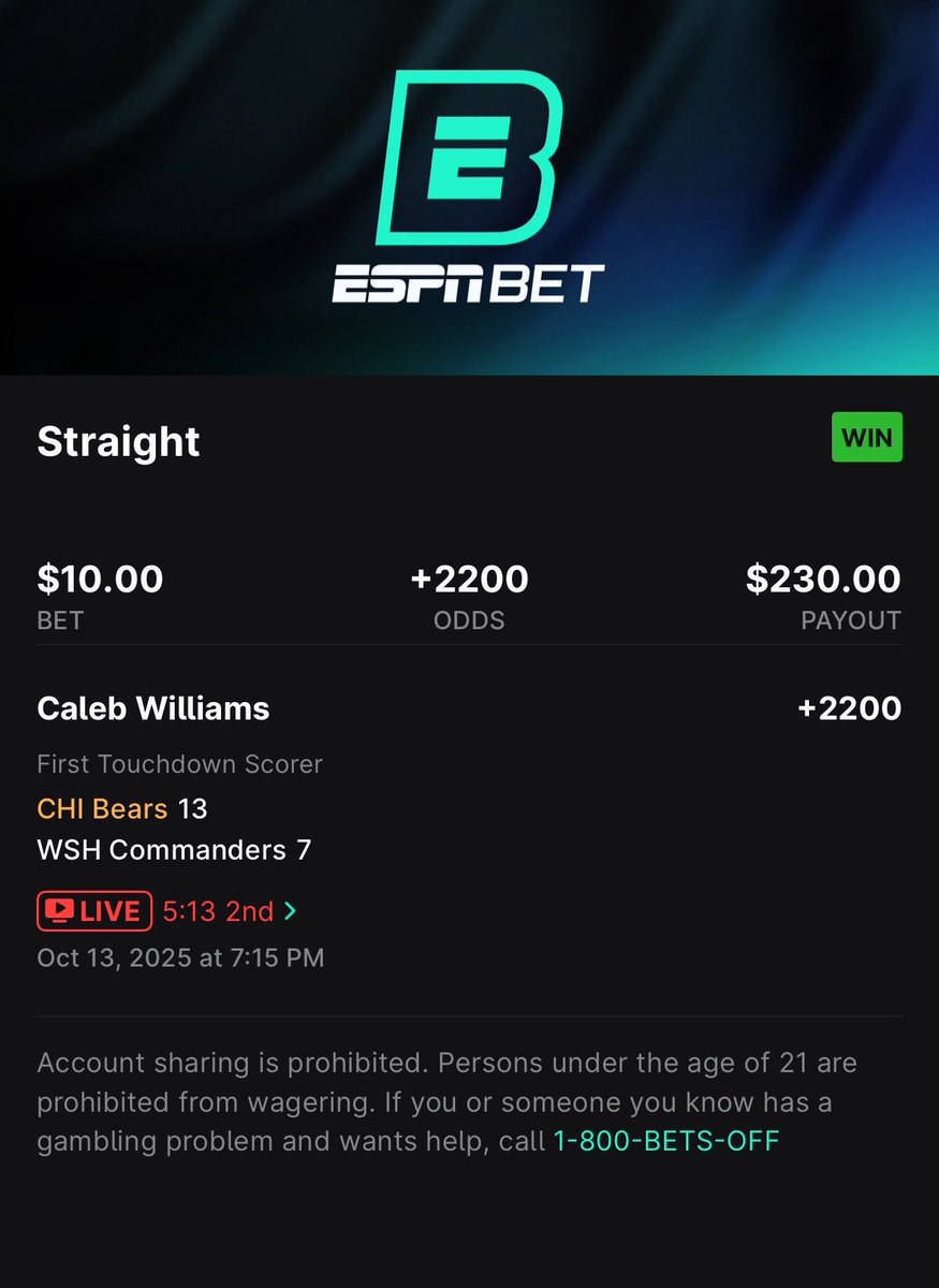 BuildRoll24's tweet photo. BOOM 💥 WHAT A NIGHT FOR VIP‼️ 

SORRY GANG 😩 I MISSED BOTH FREEBIES ❌

If you’ve been waiting-  30-day trial just $5 👇

✅CHI TT (O 20.5) {-142}💵
✅KC (+7.5/O41.5) &amp; ATL (+14.5)💵
✅CHI (+14.5/U59.5) &amp; ATL (+14.5)💵
✅Williams 1st TD {+2200}💵
✅{+381} Parlay💵

#GamblingX https://t.co/6Z5vfkJfnD