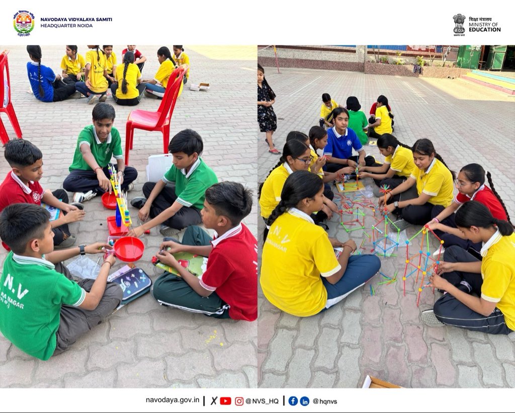 पीएम श्री स्कूल JNV यमुनानगर में गणित क्लब गतिविधि!

छात्रों ने रोचक गतिविधियों के माध्यम से गणित को मज़ेदार तरीके से सीखा और अपनी तार्किक क्षमता, रचनात्मकता एवं समस्या-समाधान कौशल को निखारा।

#JNVActivity #JNV #NVS #MathsClub