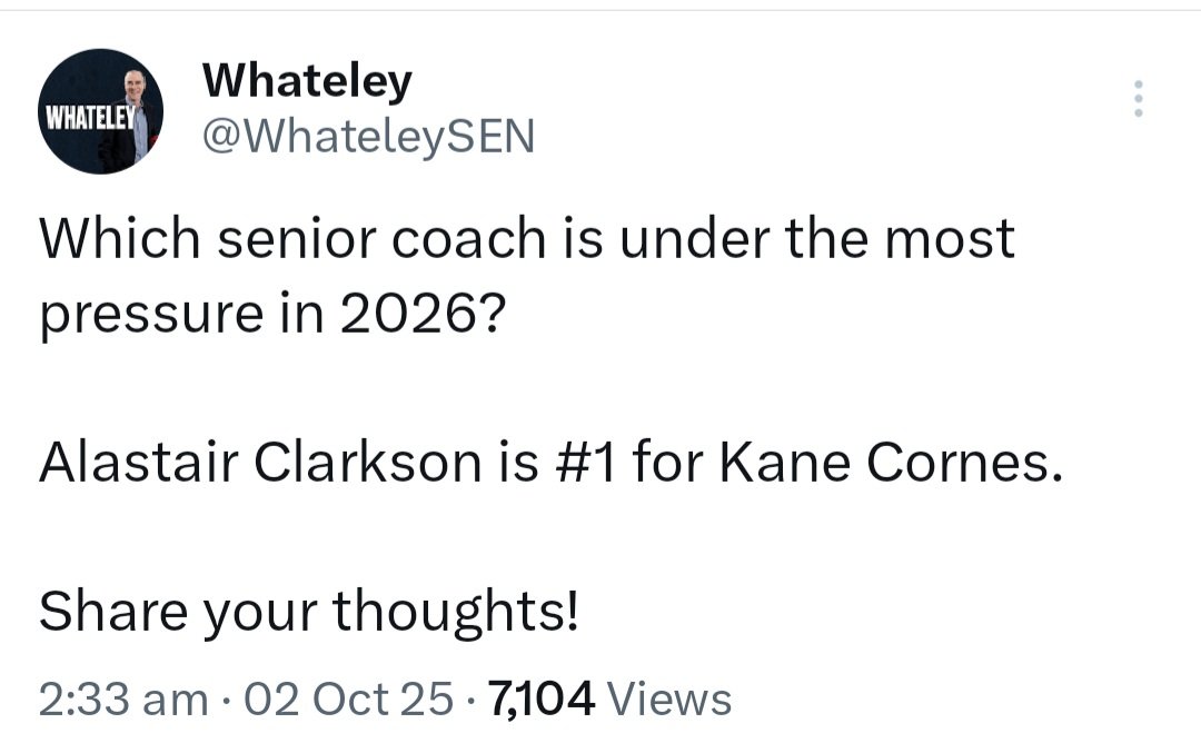 AFL Overreactions (@aflmediaeye) on Twitter photo 