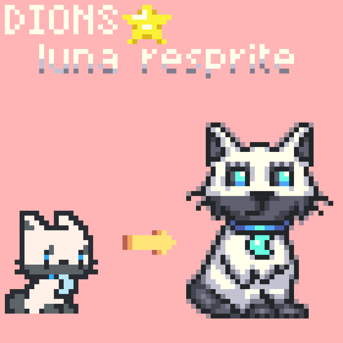 GranadosIz20006's tweet photo. Resprite de Luna

From game call Super Cat tales 2
#Pixel #pixelart #pixelartist #Supercattales2 #Fanart #Cats #neutronized #Fanarts https://t.co/8M480CY2Hr