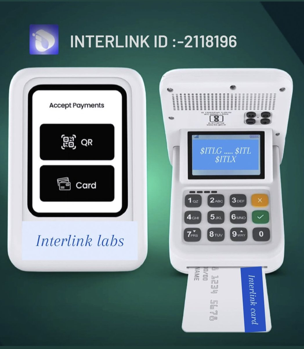 ShekshaSinger's tweet photo. #INTERLINKNETWORK #InterlinkLabus #ITLG#ITL#ITLX # Future wallet #my id 2118196 #@All https://t.co/lzupMqPRbk