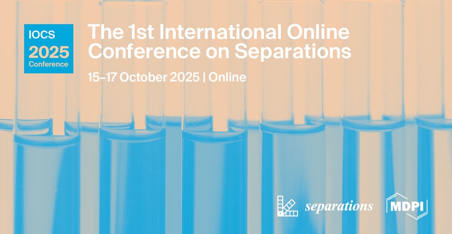 Sep_MDPI's tweet image. 🎉 The Wait is Over! #IOCS2025 Starts Tomorrow!
Join us for a groundbreaking 3-day journey into the future of separation science — Oct 15–17, 2025.

More info on the official website: brnw.ch/21wWAPx

#SeparationScience #OnlineEvent #Chemistry #ChemicalEngineering