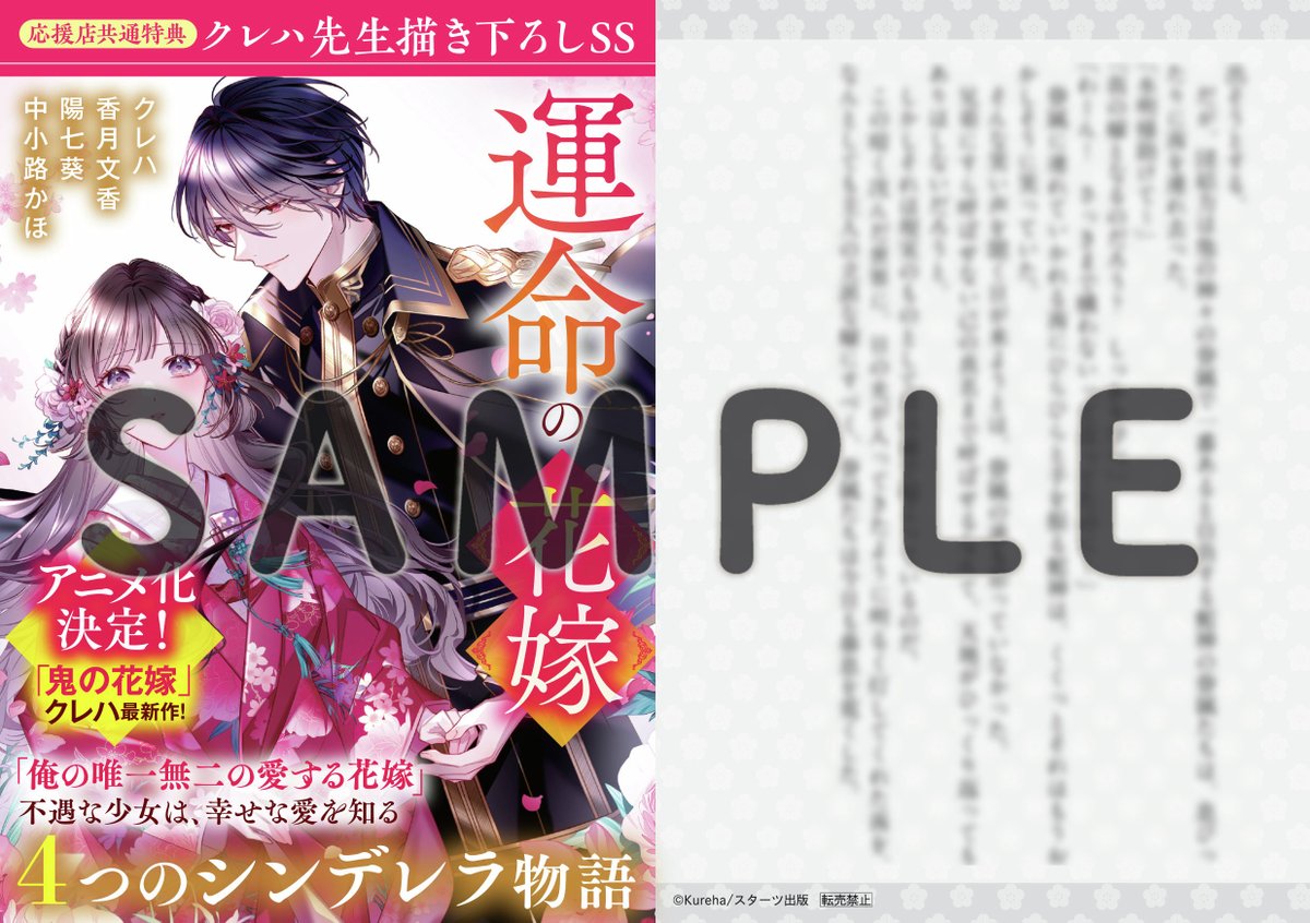 本】一部書店限定特典／ 『#運命の花嫁～4つのシンデレラ物語～』 10