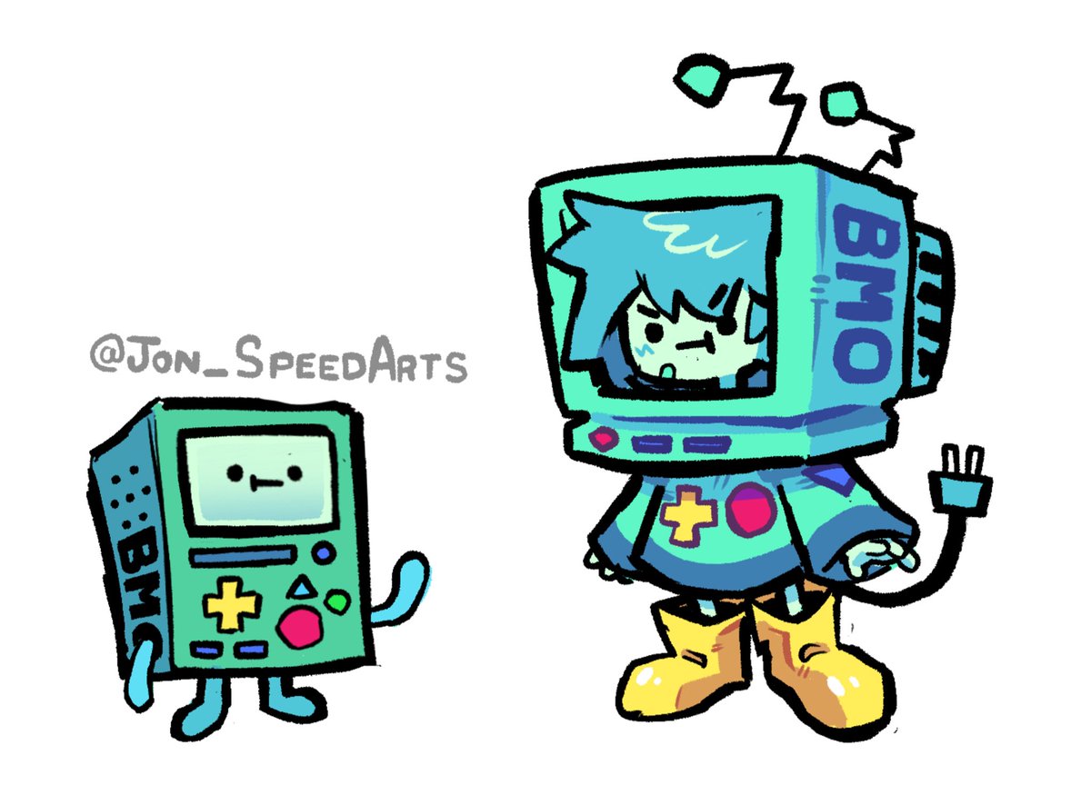 Jon_SpeedArts's tweet image. Human BMO design
#AdventureTime #FionnaAndCake