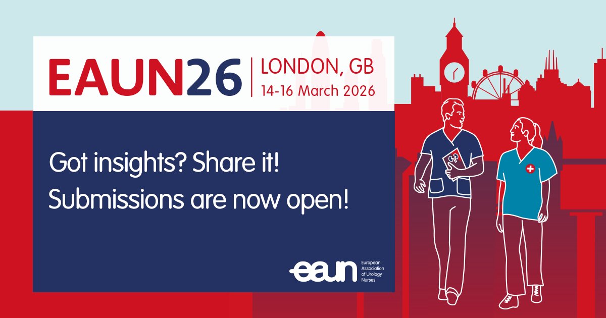 A reminder! 🚨 Don't miss the ⏰ 1 November deadline for #EAUN26 submissions:

1️⃣ Poster Abstracts ow.ly/gUSt50WxR9U
2️⃣ Video Abstracts ow.ly/mrl350WxR9X
3️⃣ Research Plans ow.ly/nHpI50WxR9W
4️⃣ Difficult Cases ow.ly/vlvG50WxR9V