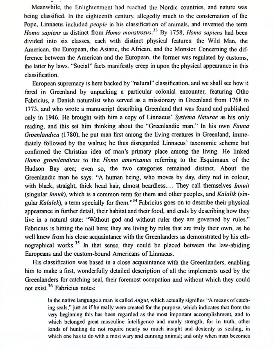 Peter_Nimitz's tweet image. Danish missionaries to Greenland Inuit quickly realized that the local way of life based on hunting migratory seals precluded Christianization. They had to sedentarize the Inuit to make them Christian - a difficult task in that ecology, & impossible until late 19th century.