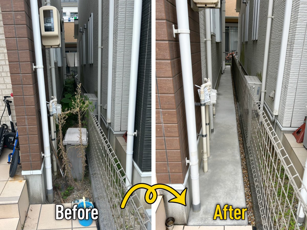 ／
建物周りの雑草除去で🌱
日々のメンテも簡単に♪
＼
コンクリ舗装により
通気性が増すと共に
管理手間も必要ナシ❗️

#外構リフォーム #雑草対策
#コンクリート工事 #外構業者
#外構工事 #庭リフォーム
#外構 #ガーテリア多治見店