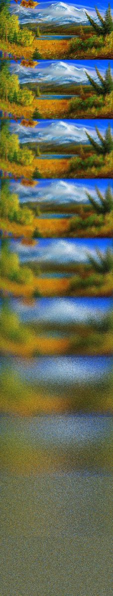 xeow's tweet image. This Code Golf answer uses a different process (a pseudorandom number generator) to increase entropy and then reverse it, but you might find it tangentially interesting... Just for fun:
codegolf.stackexchange.com/questions/3500…