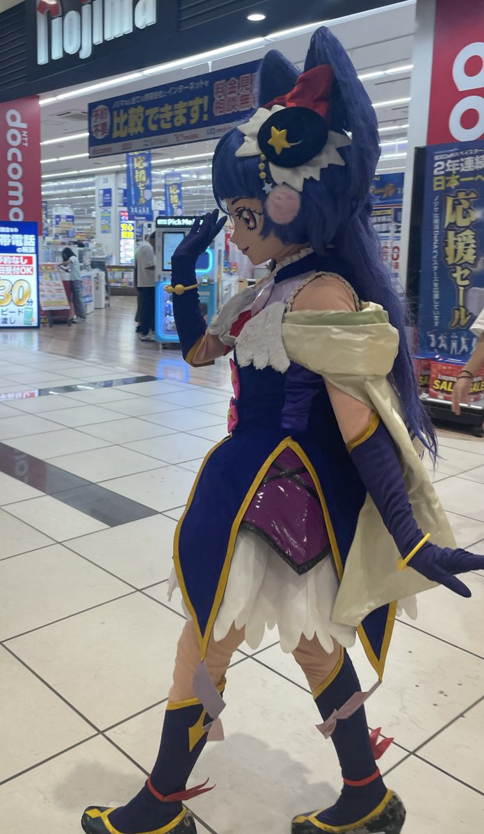 横顔が美しいキュアマジカル✨✨
#プリキュア