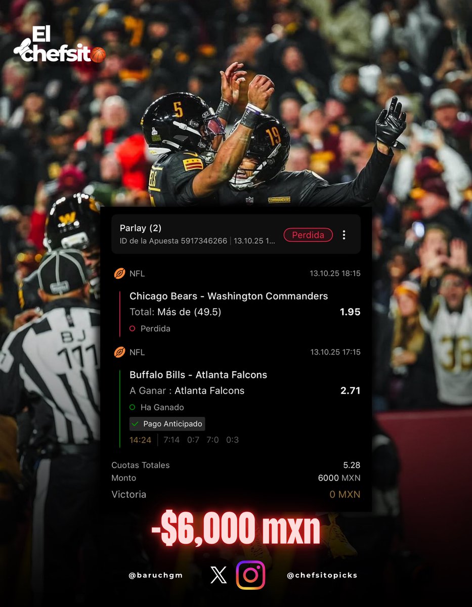 baruchgm's tweet photo. No mams no mams no mams no mams acabamos de ganar $82,512 pesos EN EL PUTO PREMIUM HOY !!! 🔥

Y ayer $36,250 salavrgaaaaa 😭😭 no pude haber cerrado mejor mi primer grupo de la temporada 🏈 

EL JUEVES ARRANCA MI GRUPO 2, VOY A SORTEAR 1 LUGAR entre los 🔁&amp;❤️ de este tweet 👨🏻‍🍳 https://t.co/Hz0jz6R256
