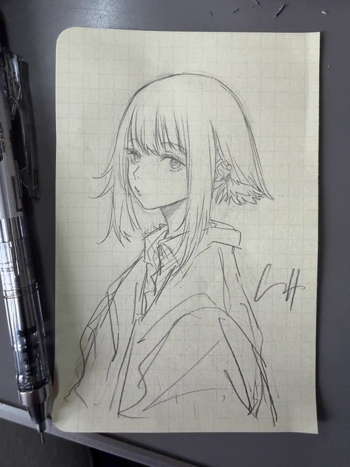 A little during lunch break_✍Drawing 
