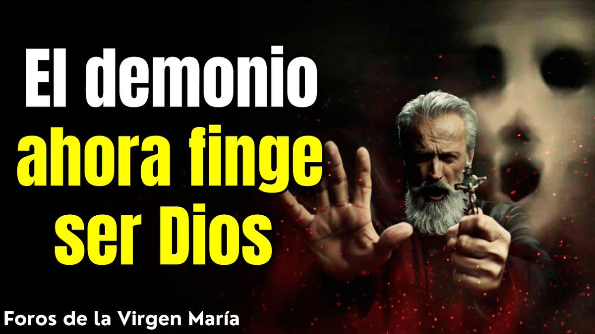 forosvirgen's tweet photo. 🎬EXORCISTA me reveló el secreto más letal del maligno
Ver video 👉 https://t.co/CfU2IwAexV
#Exorcistas #Dones #Milagros #Discernimiento #Visiones #Sanadores #Videntes #ForosdelaVirgenMaria #Maligno