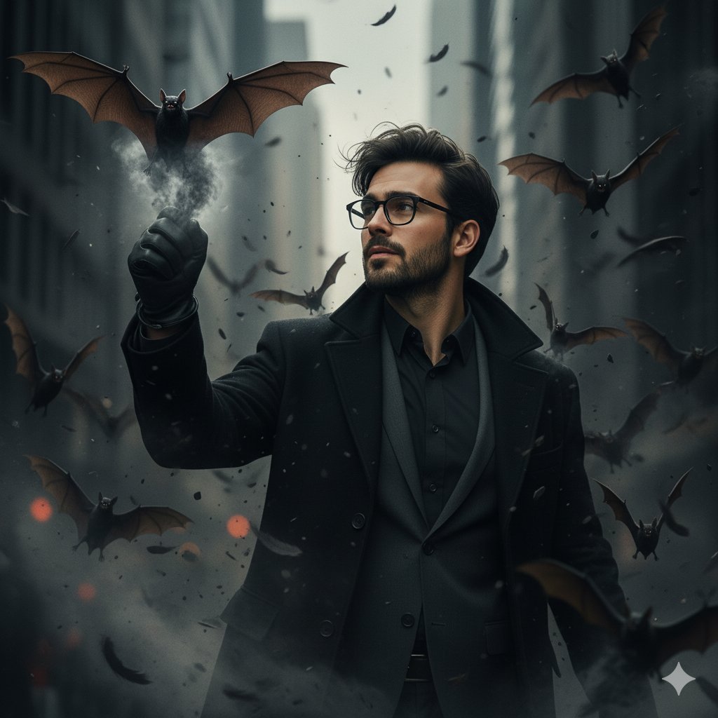 rovvmut_'s tweet image. Don't tell anyone I'm the real batman.
Gemini Flash 2.5 Nano Banana Prompt:
{
"prompt_type": "Hyper-Realistic Portrait Photo",
"subject": {
"identity_reference": "User reference photo",
"pose": {
"orientation": "sideways",
"frame": "waist to head",…