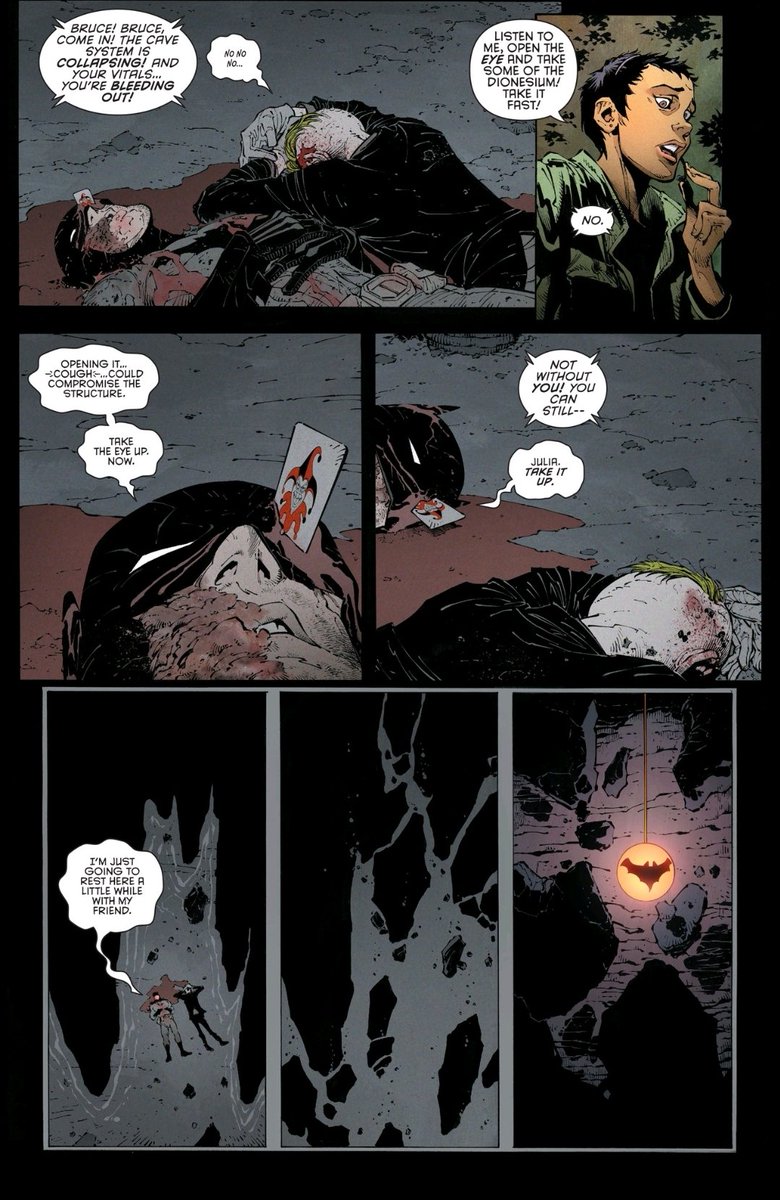 Really good ending to this arc, and honestly would be a near perfect way to end Batman as a whole. I think I'd  have zero complaints if Endgame was the last Batman story.