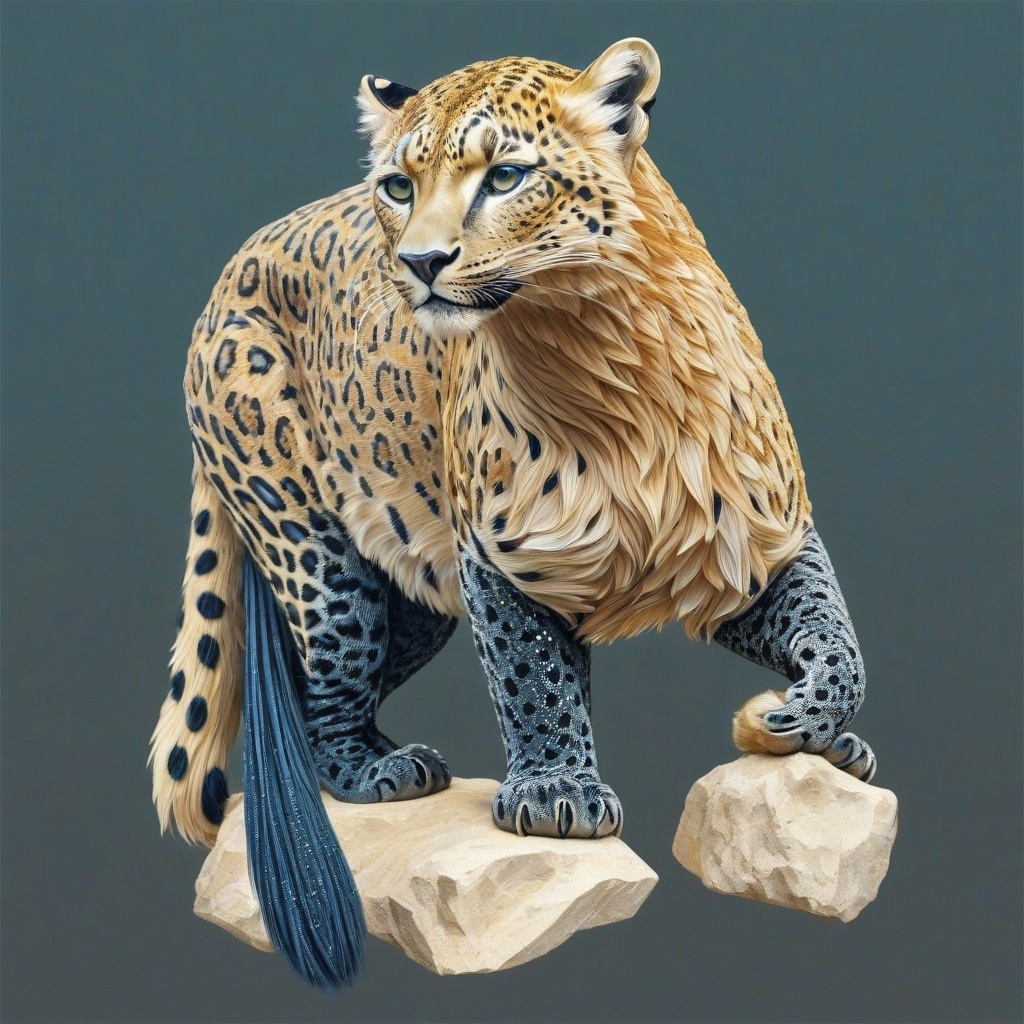 AbsurdAIHumor's tweet image. #ai #aiArt #aiArtWork #Leopard #CrystalArt #DiamondPhotography #LuxuryDesign #FashionPhotography #GemstoneArt #DynamicPose #BlackBackground