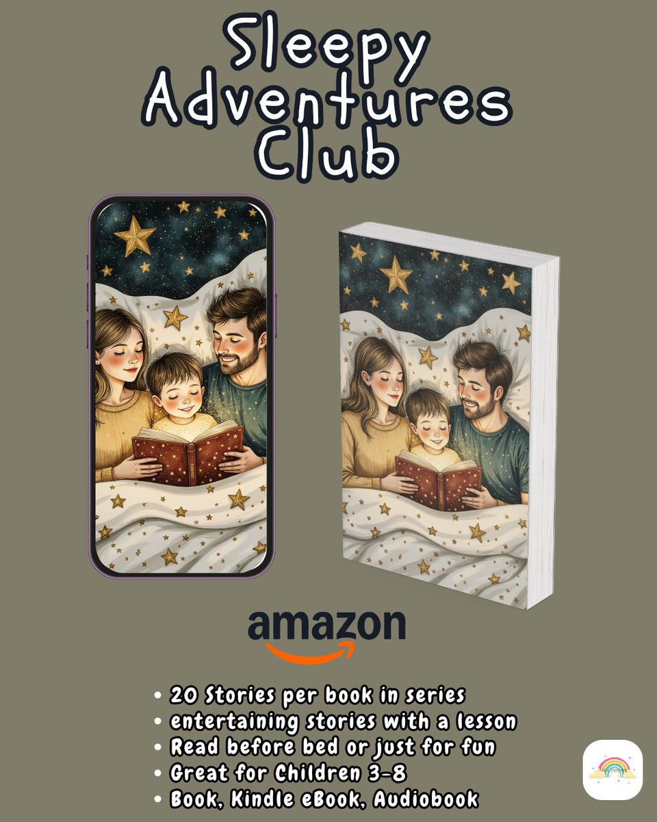 ShayBug4115's tweet image. Sleepy Adventures Book Club
Short stories for bed time and early learners!
amazon.com/dp/B0FRKSFFP8
#earlylearners #BookClub #bedtimeroutine #kids #childrensbooks #christmas #holiday #gifts #educational