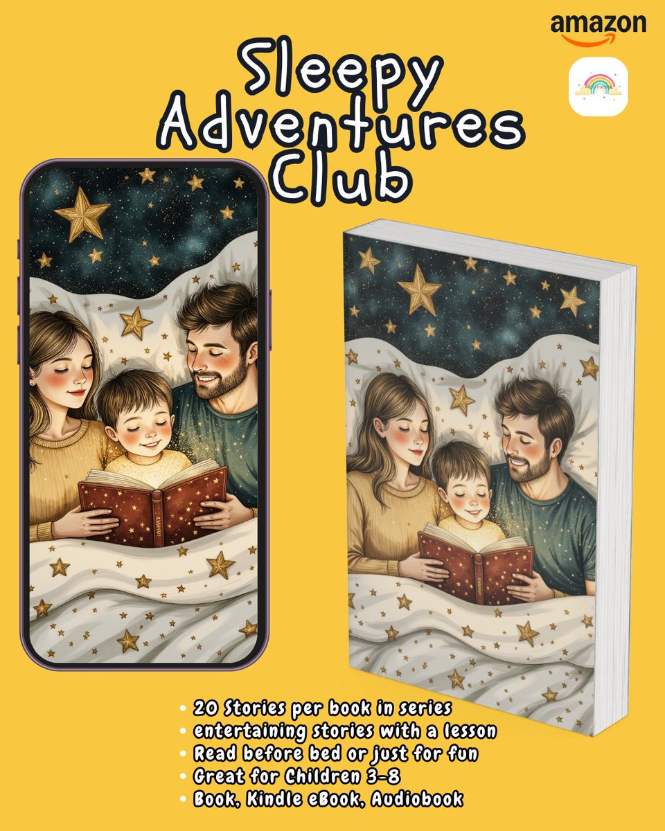 ShayBug4115's tweet image. Sleepy Adventures Book Club
Short stories for bed time and early learners!
amazon.com/dp/B0FRKSFFP8
#earlylearners #BookClub #bedtimeroutine #kids #childrensbooks #christmas #holiday #gifts #educational