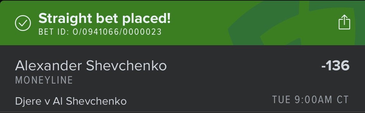 BreakPointLocks's tweet photo. π¨TENNIS POTD π¨ If my play hits, Iβll send $20 via Cash App to one lucky person who likes and retweets this tweet! π₯ Must like and retweet to enter. Letβs Cash! β
πΎ Alexander Shevchenko ML (-136) 3U π³π€
#NFL #PrizePicks #Gamblingπ #BettingCommunity https://t.co/C7Uu5oFy7m