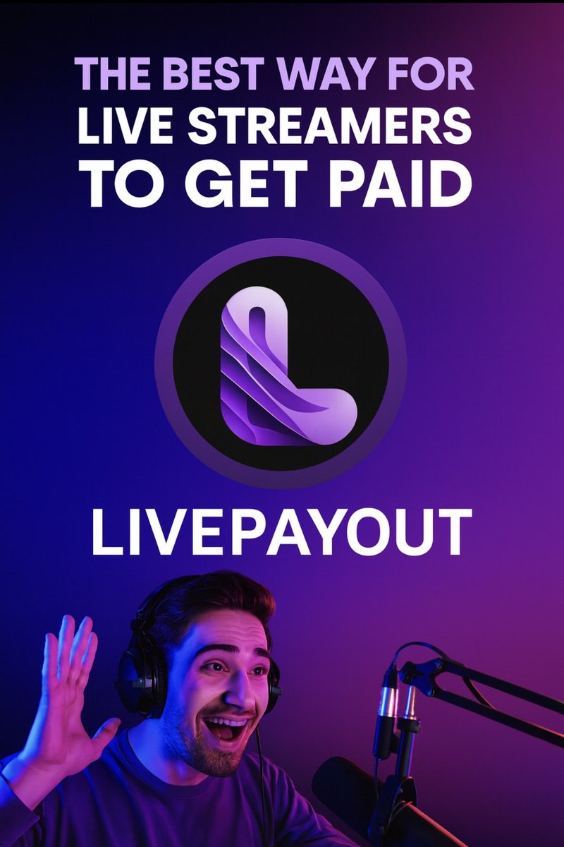🎥 Stream. Earn. Thrive.

LivePayout is changing the game for creators — get paid instantly in crypto every minute you go live! 💸🔥

Join the future of streaming today 🌐
#LivePayout #Web3 #StreamToEarn #Crypto #Solana