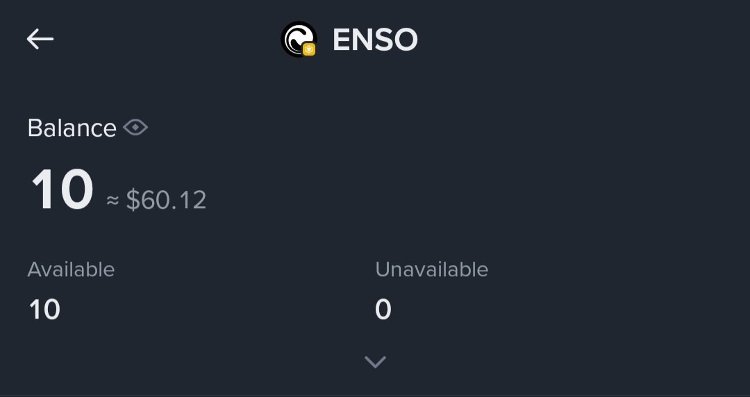 web3rambo's tweet photo. $ENSO Binance alpha airdrop is not bad. https://t.co/XGFeIItMip