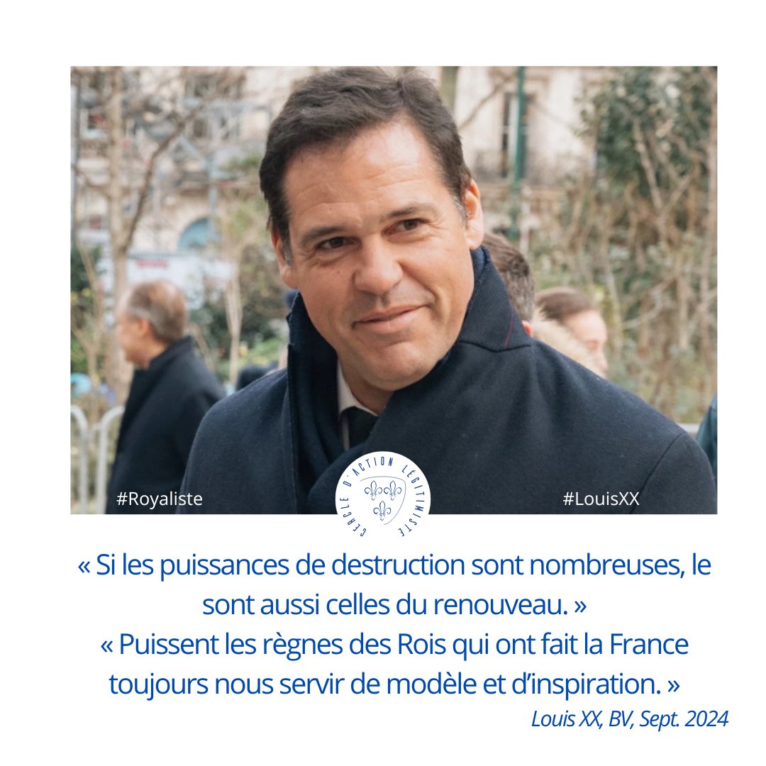 Nous entrerons à nouveau dans l'âge des monarchies enracinées.
Ouvert au XVIIIe siècle, le cycle des chimères, porteur de globalisme relativiste et déconstructeur, échoue partout et son attrait se fade.
Le retour à la Tradition est plus que jamais l'avenir!

Nous reconstruirons.