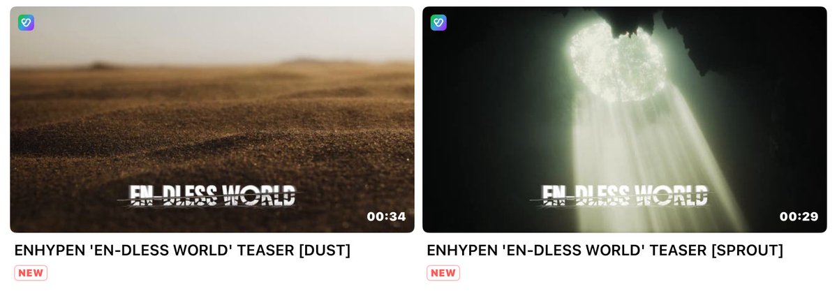 엥.. 멤버십에 티저 떴는데..? 새앨범인가..? 뭐지...?? 
dust and sprout 2가지 버전 올라옴