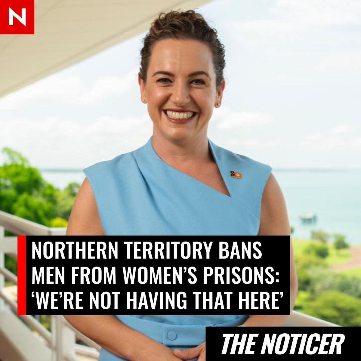The Northern Territory Chief Minister has banned men from women's prisons.

"Won't be confused by this woke agenda driven by Labor governments"