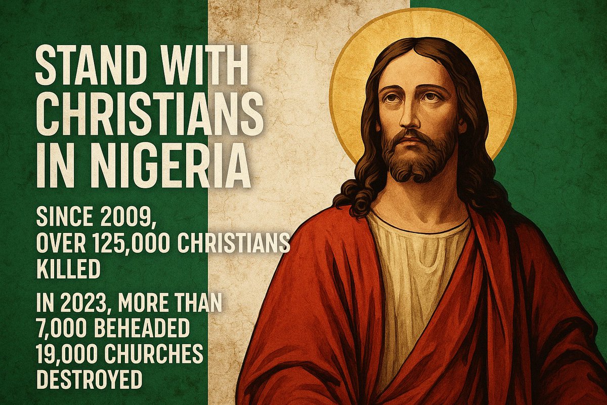 The world weeps for Israel. The world fears offending Islam.

Yet when Christians are exterminated in Nigeria — silence.

<a href="/POTUS/">President Donald J. Trump</a> <a href="/VP/">Vice President JD Vance</a> <a href="/SecWar/">Secretary of War Pete Hegseth</a> <a href="/SecState/">SecState</a> <a href="/UN/">United Nations</a> — your inaction makes you complicit.

Why are you allowing Christians to die because of your silence?

#Nigeria #SMOTJ 🇳🇬✝️⚔️