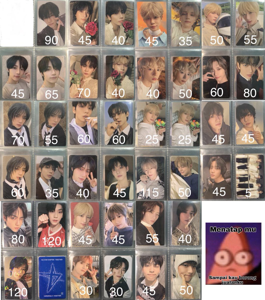 helliucinate's tweet photo. help rt are verry appreciated⭐️
— 📬 wts aab txt photocards ˎˊ˗

☘︎ cimahi, jabar, ina🏡
☘︎ exc pack 2k❌, blm ada adm✅
☘︎ co🍊, keep event w/ dp 50%

t. want to sell wtb wtt tomorrow x together soobin yeonjun beomgyu taehyun hueningkai pc ——— https://t.co/XwQZuYvI8t