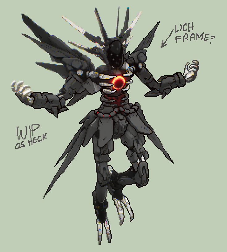 IshyLewding's tweet photo. Wanted to make a unique Lich token for #Lancer_RPG
How do pixel art? https://t.co/MbqJ33oJ93
