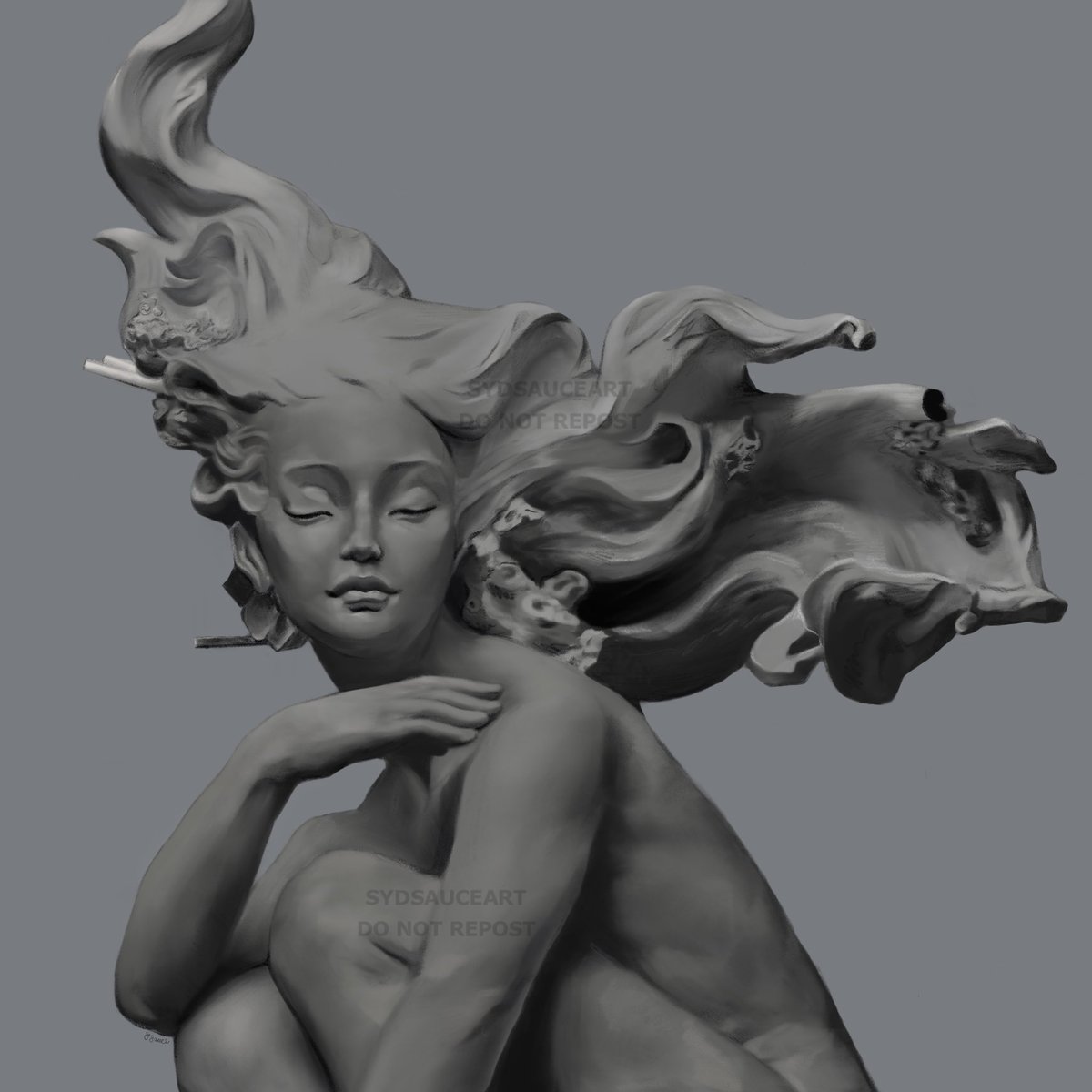 sydsauceart's tweet photo. things got a bit busy so i took a while but it’s done ⭐️ #statuestudy #smallartist https://t.co/DWsENJQwV9