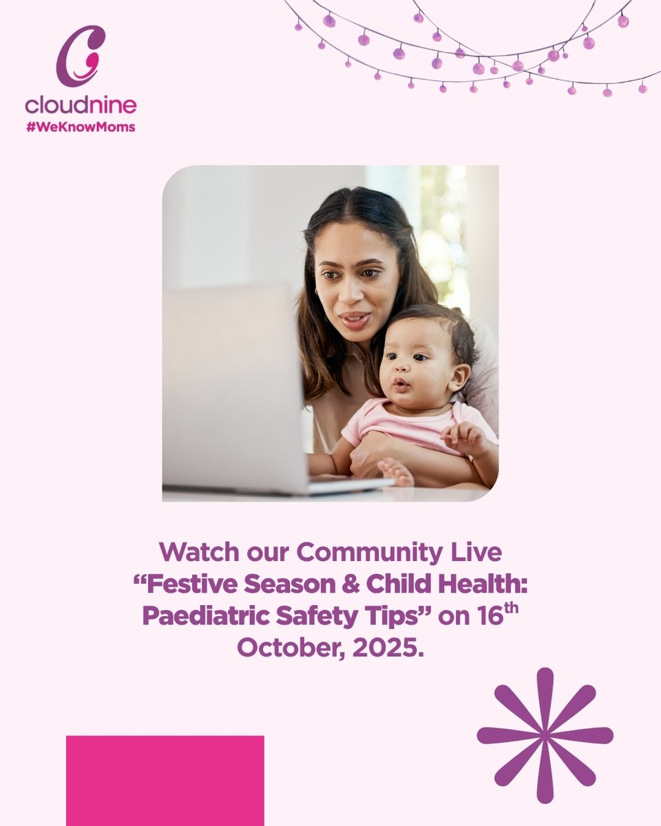Join us live on 16 Oct, 2025 for a session- "Festive Season &amp; Child Health: Paediatric Safety Tips." Experts share essential advice on treats, cracker safety, pollution, hygiene, and sleep routines. Don't miss this!