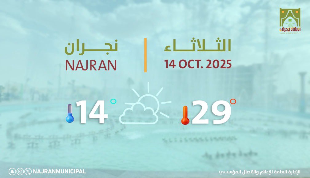صباح الخير 🌤️ 

#أمانة_منطقة_نجران