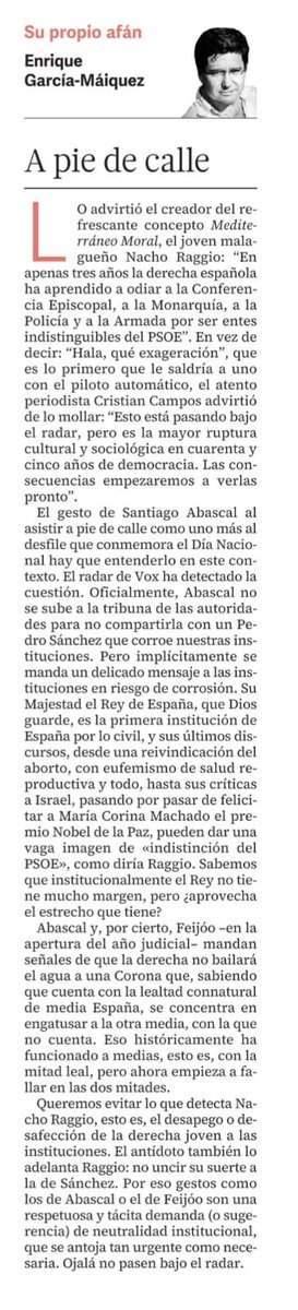 Sistema de radar de micrómetro. (Abascal a pie de calle.)

diariodecadiz.es/opinion/articu…