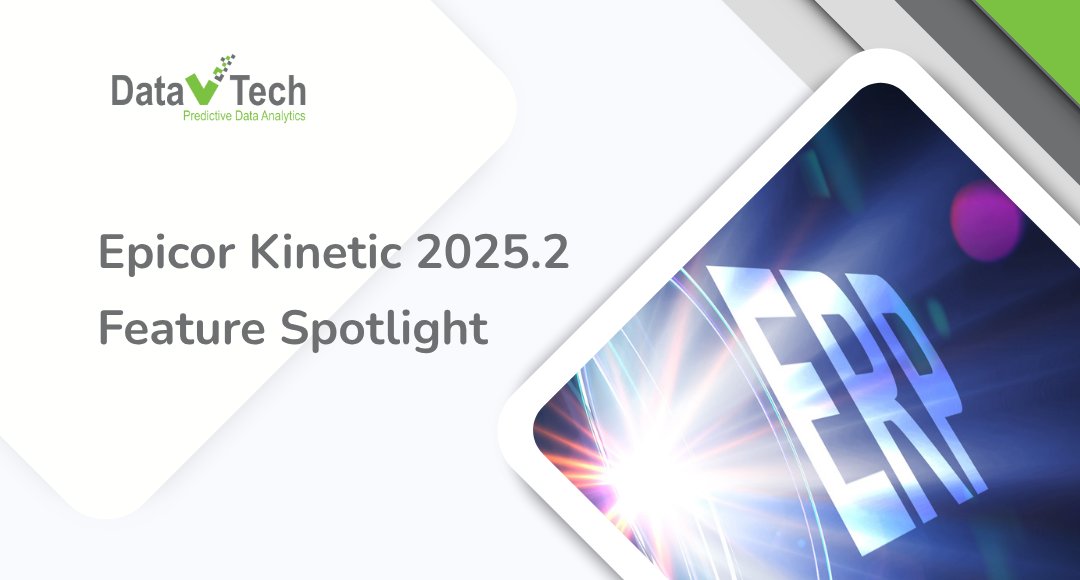 DataVTech's tweet image. Kinetic 2025.2 is all about boosting productivity, reducing friction, and keeping your ERP as agile as your business. datavtech.com/epicor-kinetic…
#EpicorKinetic #ERP #SmartManufacturing #DigitalTransformation #DataVTech #Epicor #ManufacturingSoftware #Efficiency #Automation