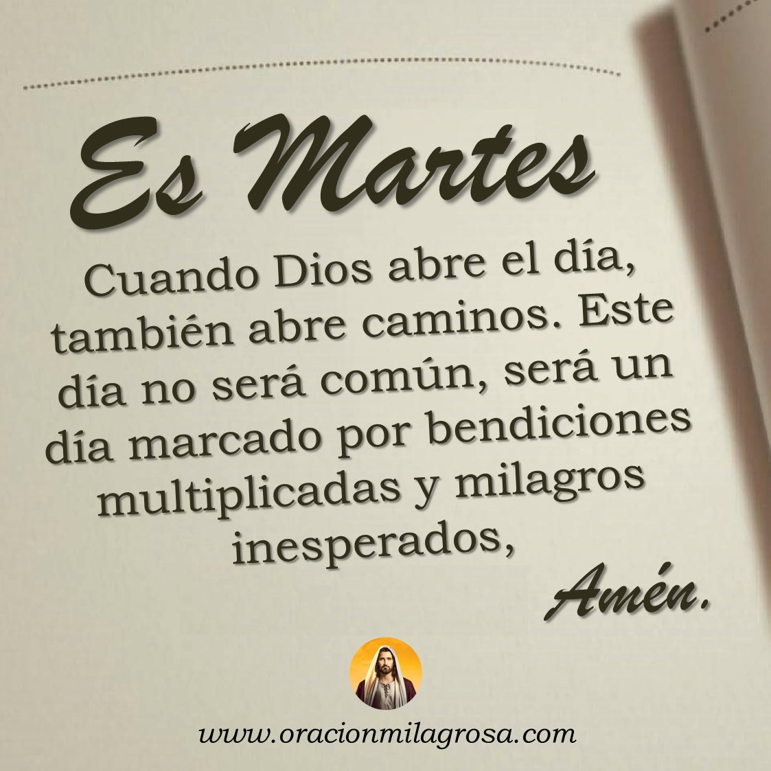 Oración para hoy martes 14 de octubre 👉 youtu.be/z_0yc8r0Hn0 ✨