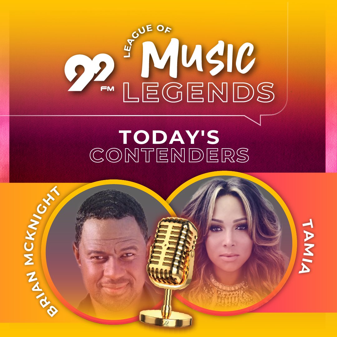 Brian sets the mood, Tamia seals the deal, who's your legend today? WhatsApp Legend to 083 000 1049 NOW and win N$ 500.00 weekly! #99fm #welovemusic
