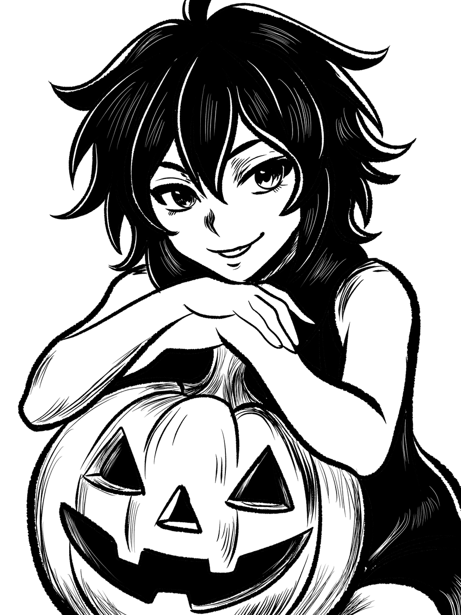 Shou_Ben's tweet photo. #inktober2025 día 4, Ya se que estoy muy retrasado pero lo intento 

#ink #digitalart https://t.co/WnRwliriKq