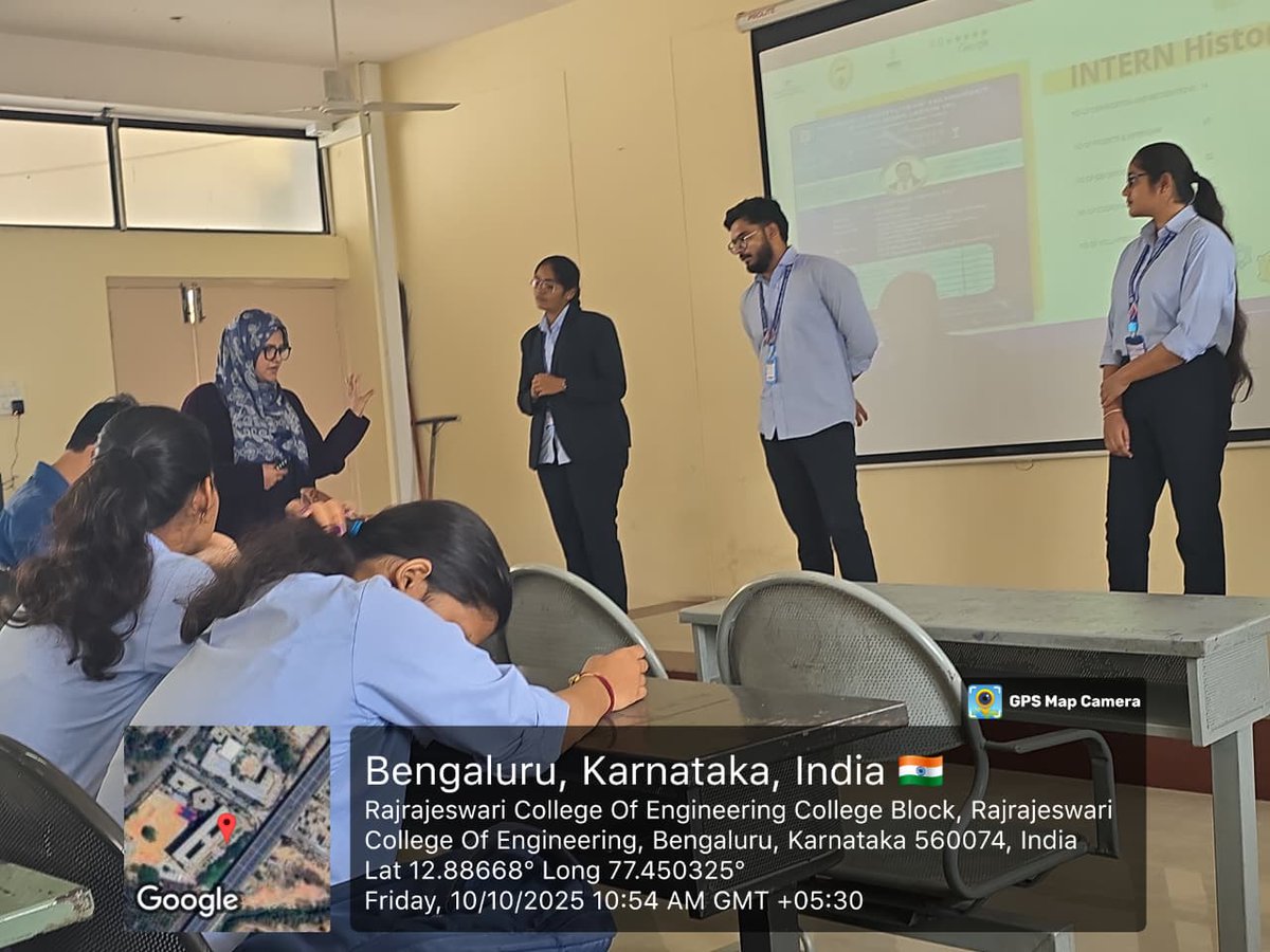 rrceblr's tweet image. 💻📷 #Student_Development_Program @ #RRCE 📷#MCA Dept hosted an #SDP on “Pathway to Successful Project Execution” on 10 Oct 2025 with Mr. Asif Akhter &amp;amp; Mrs. Farheen Farhath, guiding students on project planning, execution &amp;amp; professional excellence! 📷📷 #RRCE