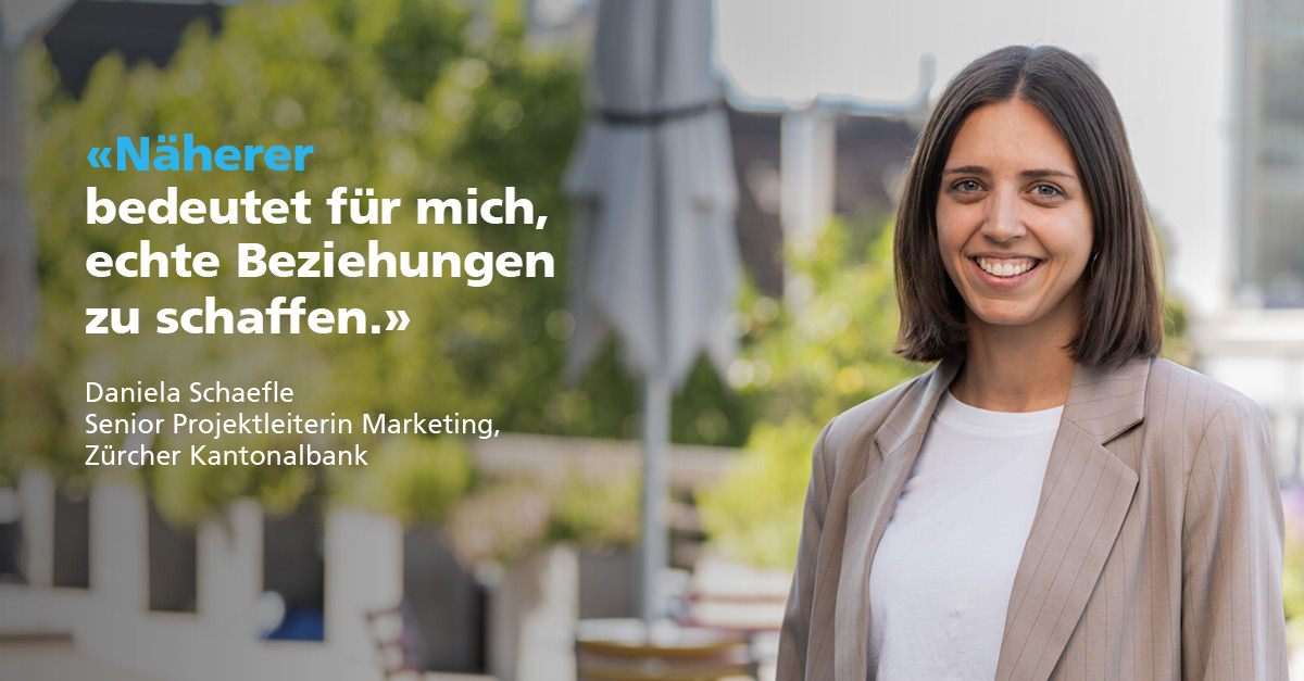 «Offenheit und Vertrauen prägen unsere Kultur», sagt Daniela Schaefle. Bei der Zürcher Kantonalbank zählt jede Meinung – egal, wie lange man dabei ist. Möchtest du Teil dieses Miteinanders werden? Entdecke deine Möglichkeiten auf unserer Karrierewebsite: brnw.ch/21wWASM