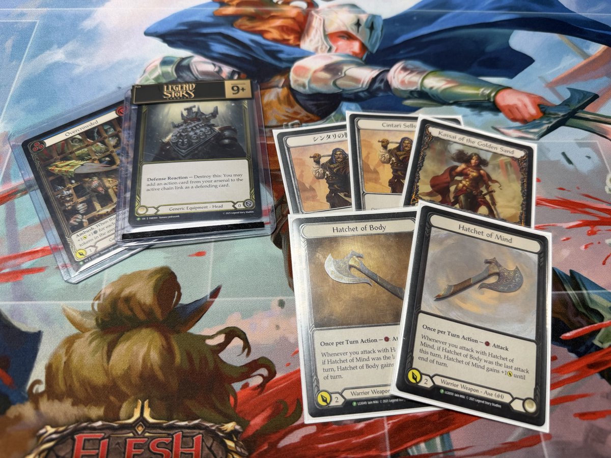 I won a pro quest with hatchets kassai today. No, I'm not joking. #fabtcg