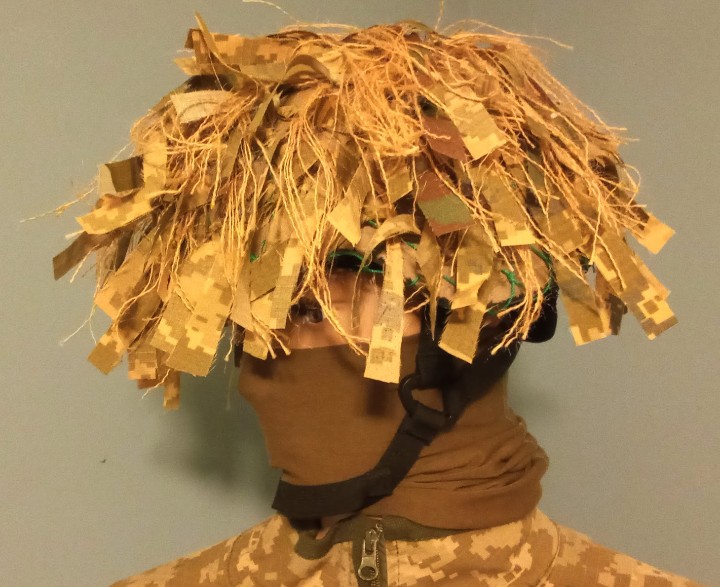 SPETactSurplus's tweet image. Working on some new helmet scrims as the season changes. 

#TacticalGear #Military