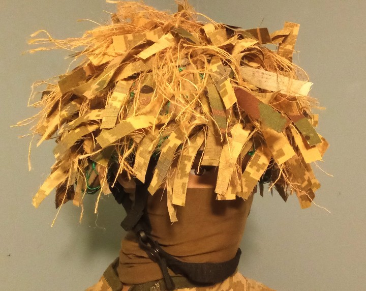 SPETactSurplus's tweet image. Working on some new helmet scrims as the season changes. 

#TacticalGear #Military